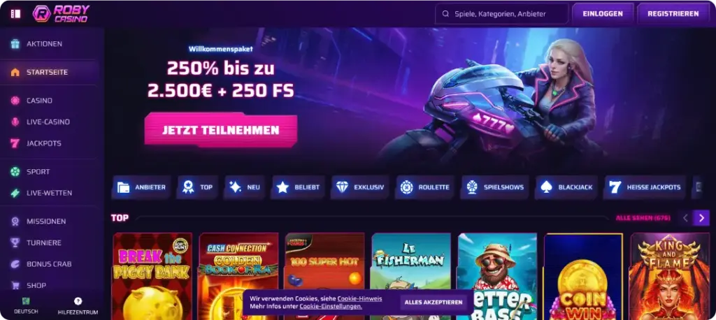 Startseite Roby Casino Online